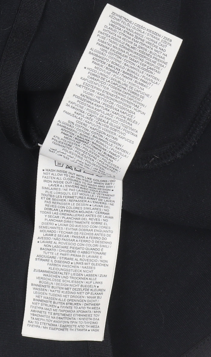 Nike Men's Black Softshell Hooded Full Zip Jacket Size S