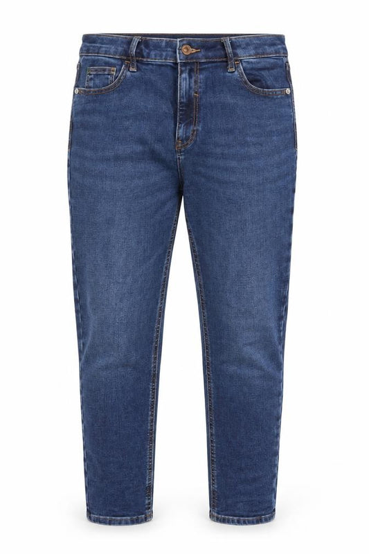 Front view of River Island women’s blue skinny denim jeans 12s slim fit