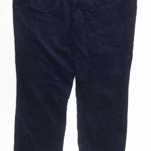 Atelier Gardeur Men's Blue Corduroy Chino Trousers 36R