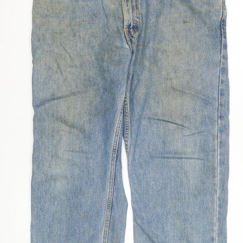 Levi's Men's Blue 505 Regular Fit Straight Denim Jeans 36x30
