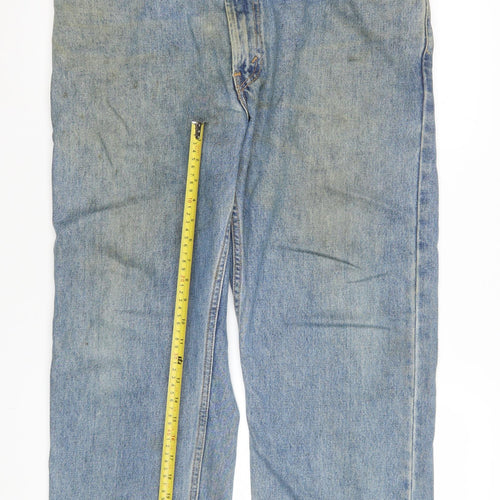 Levi's Men's Blue 505 Regular Fit Straight Denim Jeans 36x30