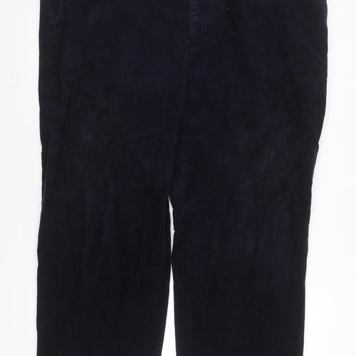 James Pringle Men's Blue Corduroy Trousers 42W 29L Regular Fit