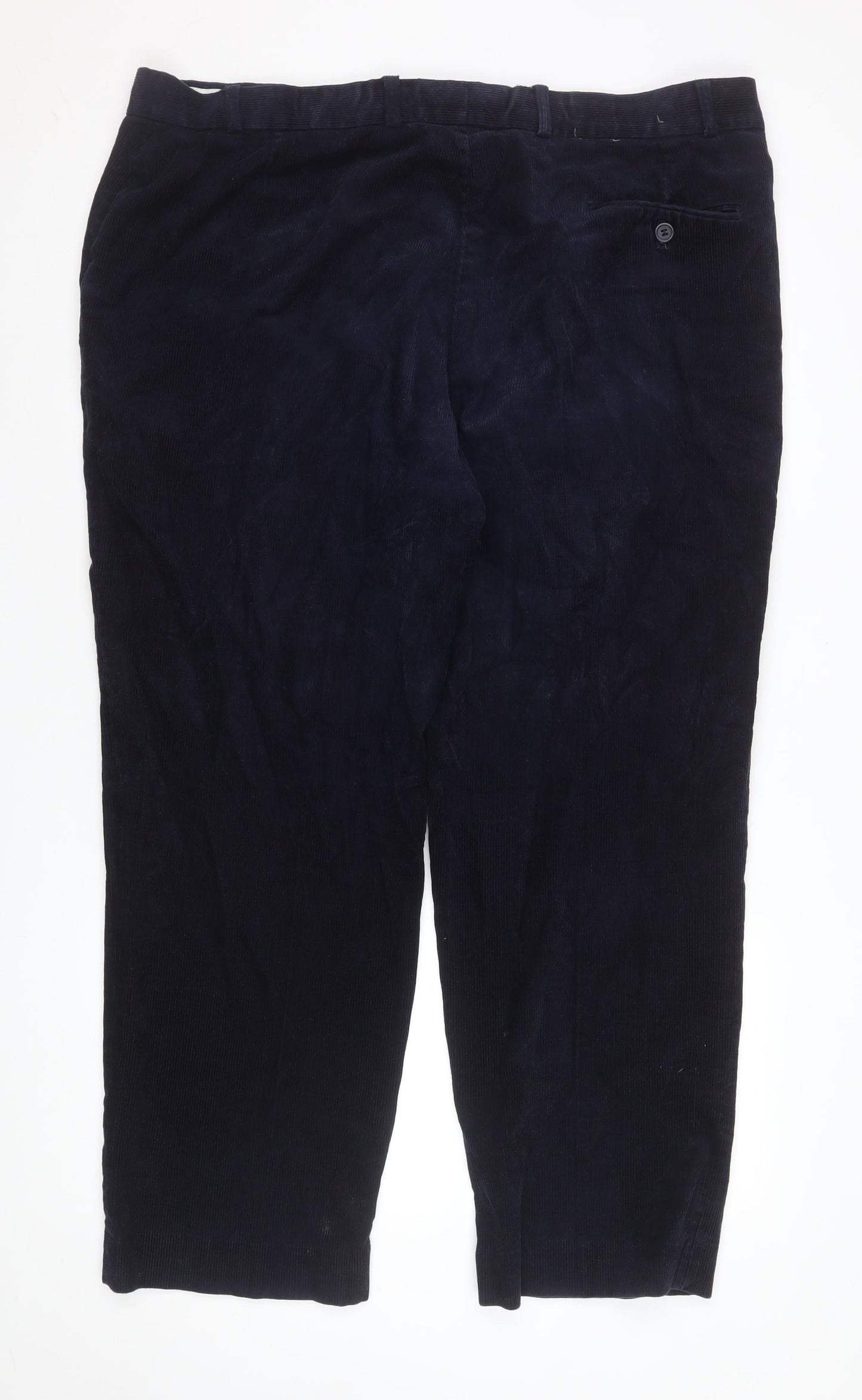 James Pringle Men's Blue Corduroy Trousers 42W 29L Regular Fit