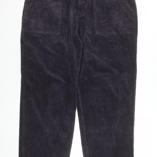 Rupert & Buckley Women's Black Corduroy Chino Trousers Size 16