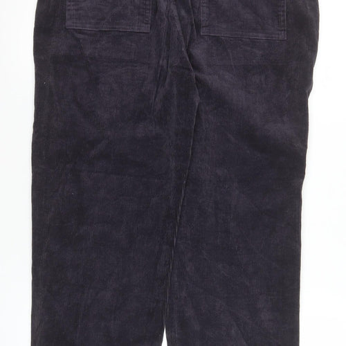Rupert & Buckley Women's Black Corduroy Chino Trousers Size 16
