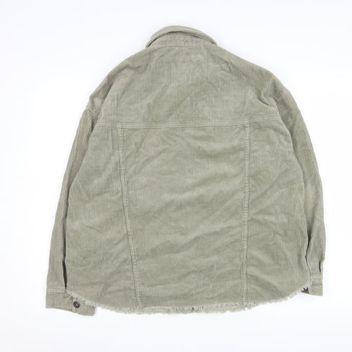 Zara Women’s Green Corduroy Button-Up Jacket XS