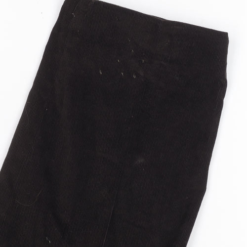 Marks and Spencer Men's Brown Corduroy Trousers 40W 31L Regular Fit