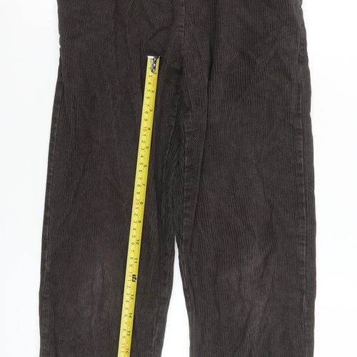 Wheat Boys Brown Corduroy Chino Trousers 8 Years Elastic Waist Winter