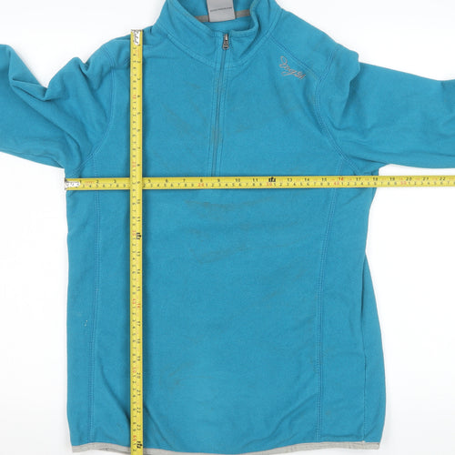 TOG24 Women's Blue 1/2 Zip Fleece Pullover Sweatshirt Size 12/14