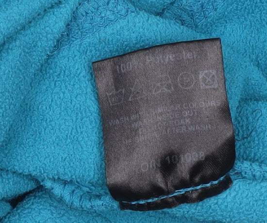 TOG24 Women's Blue 1/2 Zip Fleece Pullover Sweatshirt Size 12/14
