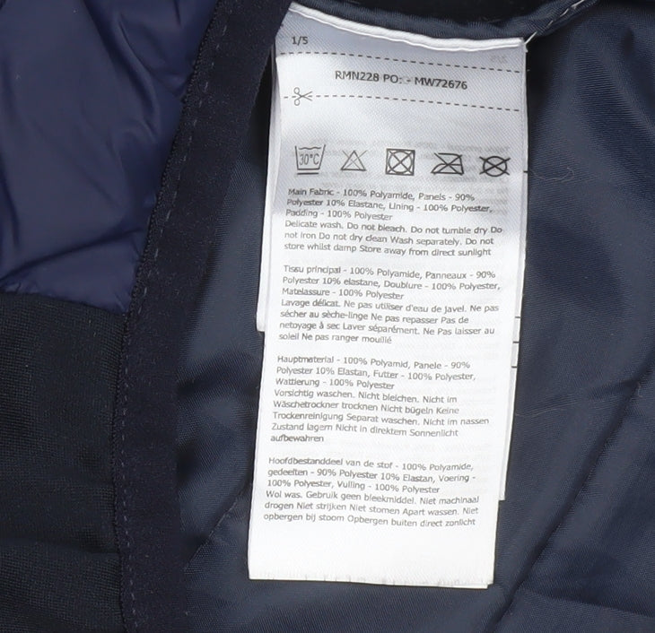 Regatta Men Blue Softshell Hooded Outdoor Jacket Size S