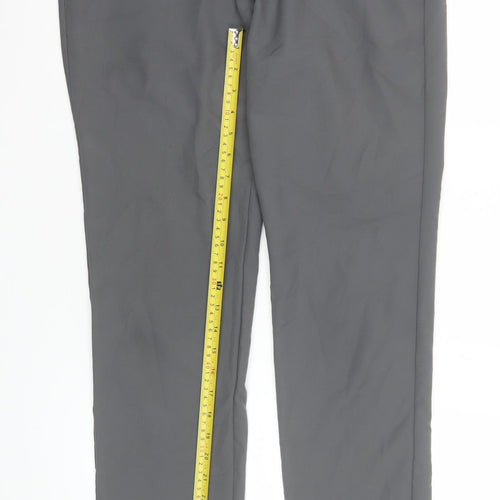 Adidas Mens Grey Chino Slim Fit Stretch Trousers 32x32