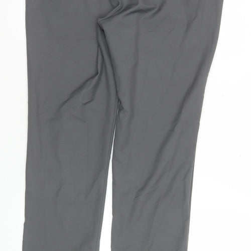 Adidas Mens Grey Chino Slim Fit Stretch Trousers 32x32