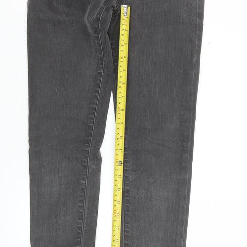 Uniqlo Womens Grey Skinny Jeans Size 22 Slim Fit Denim