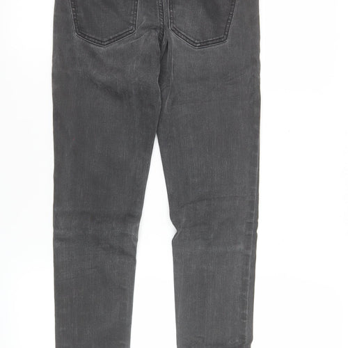 Uniqlo Womens Grey Skinny Jeans Size 22 Slim Fit Denim