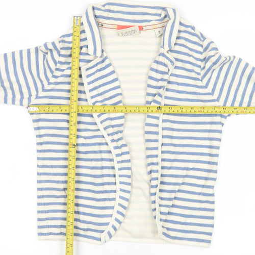 Maison Scotch Women’s Blue White Striped Cotton Jacket S