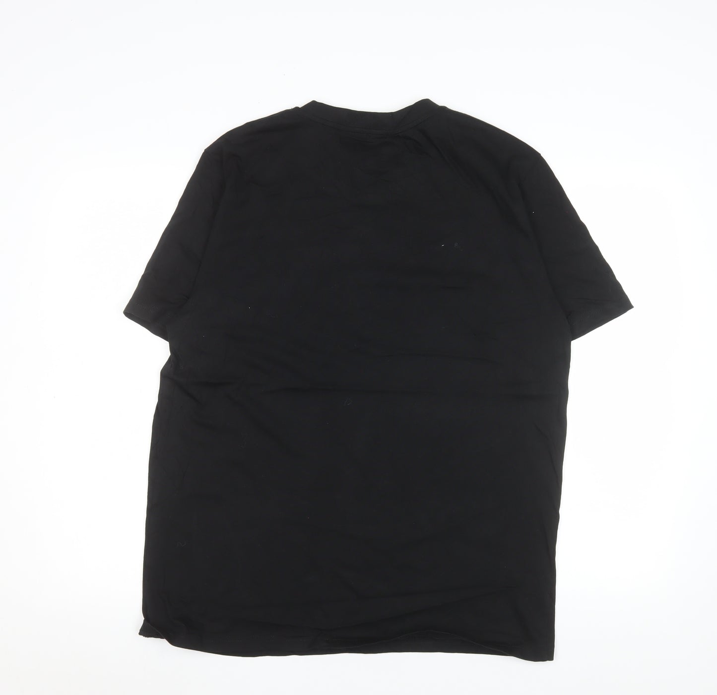 Worn Free Men’s Black Where The Buffalo Roam Organic Cotton T-Shirt L