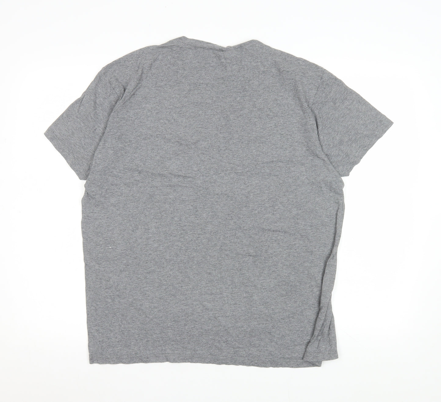 Domyos Men’s Grey Training Original Cotton T-Shirt L Short Sleeve Sporty