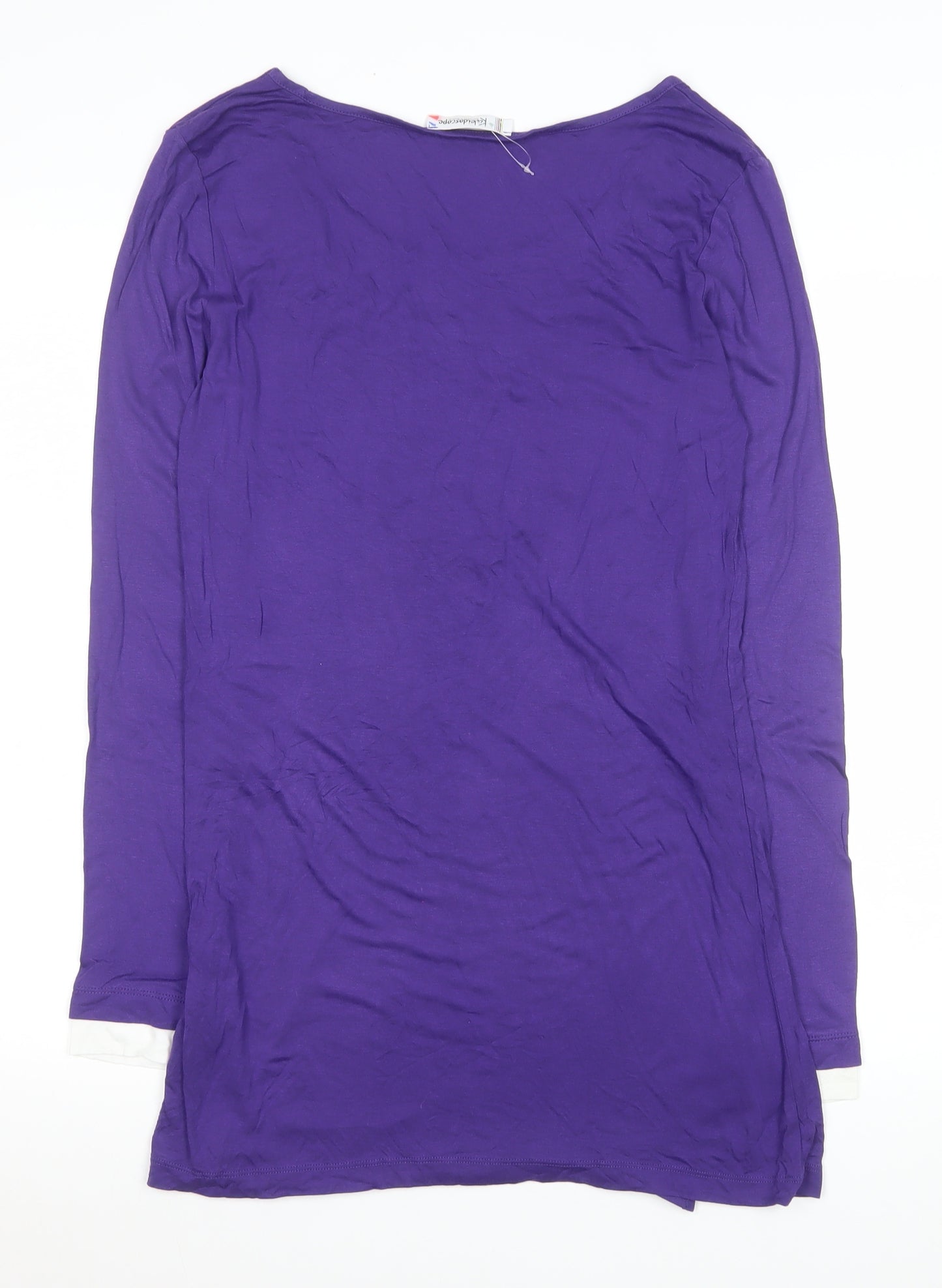 Kaleidoscope Women’s Purple Long Sleeve Tunic Blouse UK 14