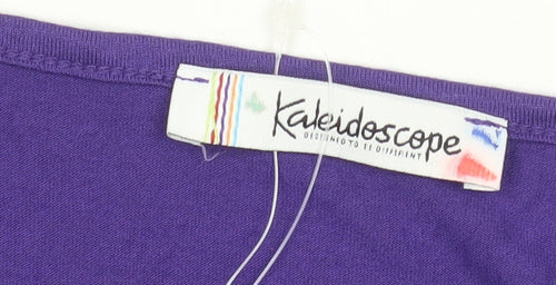 Kaleidoscope Women’s Purple Long Sleeve Tunic Blouse UK 14