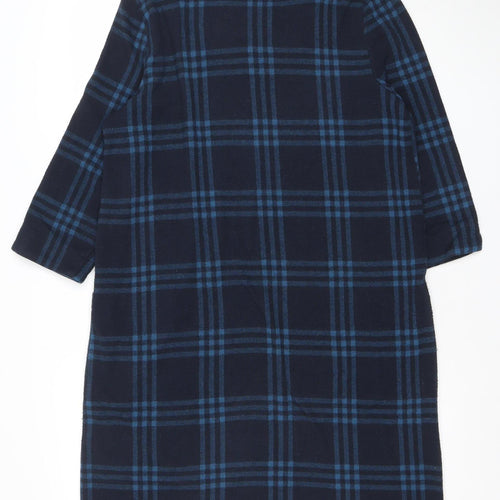 Country Casuals Women’s Blue Check Shift Dress Size 14