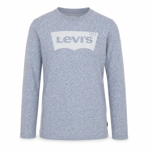 Levi's Boys Blue Long Sleeve Logo T-Shirt 12 Years Regular Fit