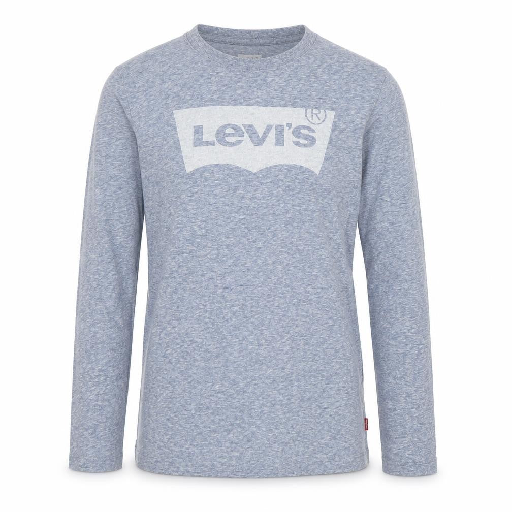 Levi's Boys Blue Long Sleeve Logo T-Shirt 12 Years Regular Fit