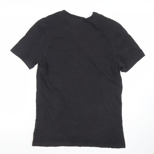 Hugo Boss Men's Black Crew Neck Cotton T-Shirt Size S