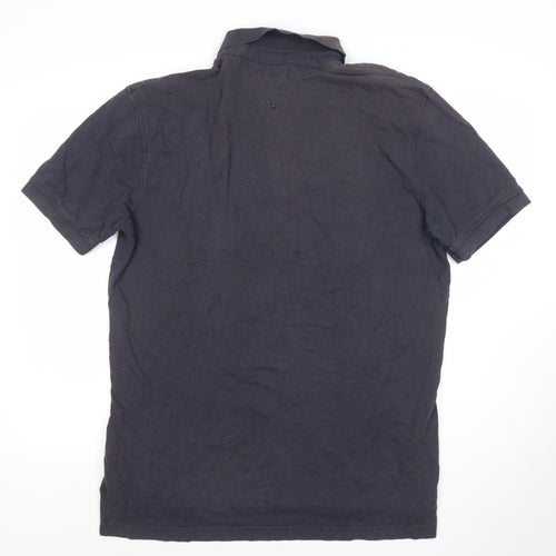 Tommy Hilfiger Men's Black Polo Shirt XL Cotton Classic Fit