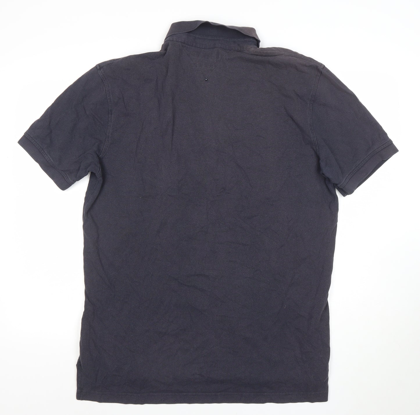Tommy Hilfiger Men's Black Polo Shirt XL Cotton Classic Fit