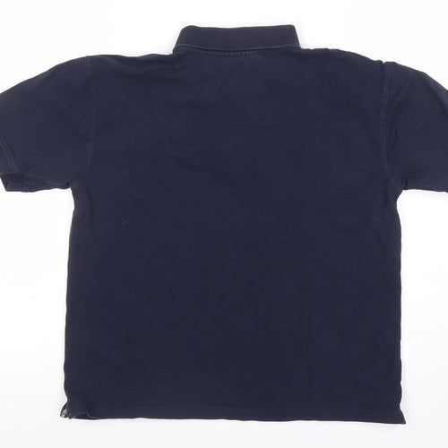 Mizuno Boys Blue Great Britain Polo Shirt 12 Years Sports Style