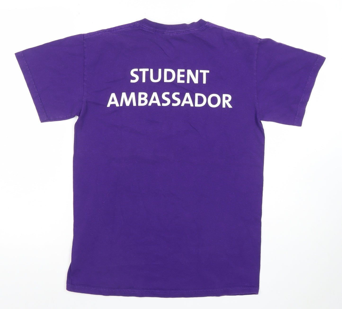 Gildan Unisex Purple University of Manchester T-Shirt Size S