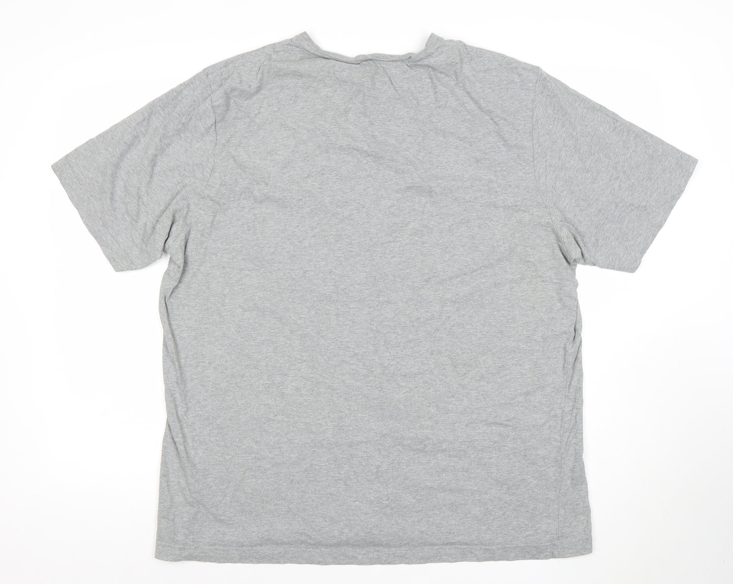 Merrell Men Grey XL Crew Neck T-Shirt Organic Cotton Casual Top