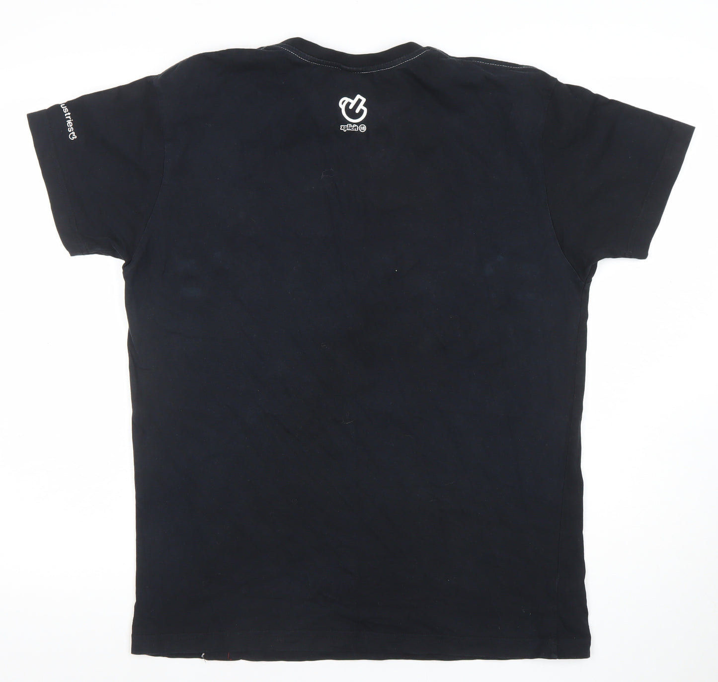 Xplicit Mens Black Funny Pub Quote Graphic T-Shirt Size L