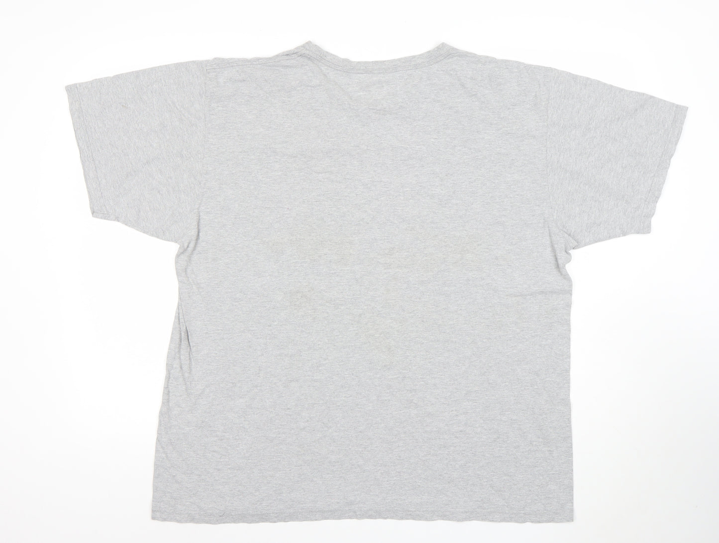 Adidas Men's Grey XL Graphic Sports T-Shirt Crew Neck Short Sleeve
