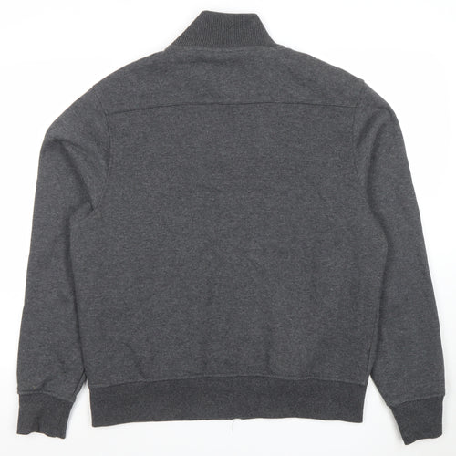 Dunnes Men’s Grey Full Zip High Neck Sweatshirt Size L