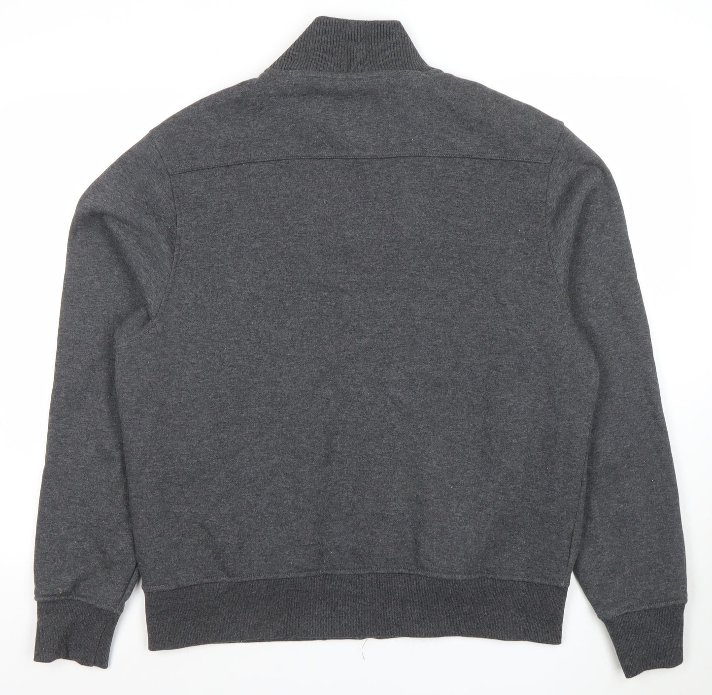 Dunnes Men’s Grey Full Zip High Neck Sweatshirt Size L