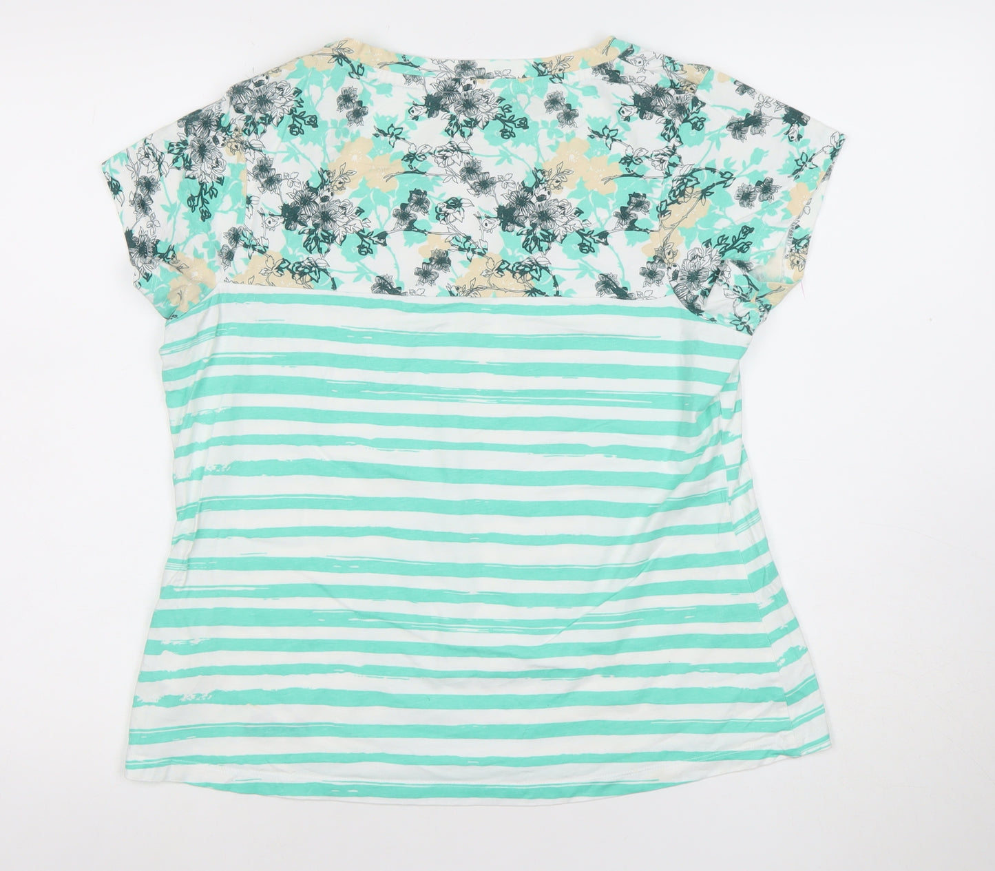Peter Storm Womens Multicoloured Size 14 Cotton Short Sleeve T-Shirt