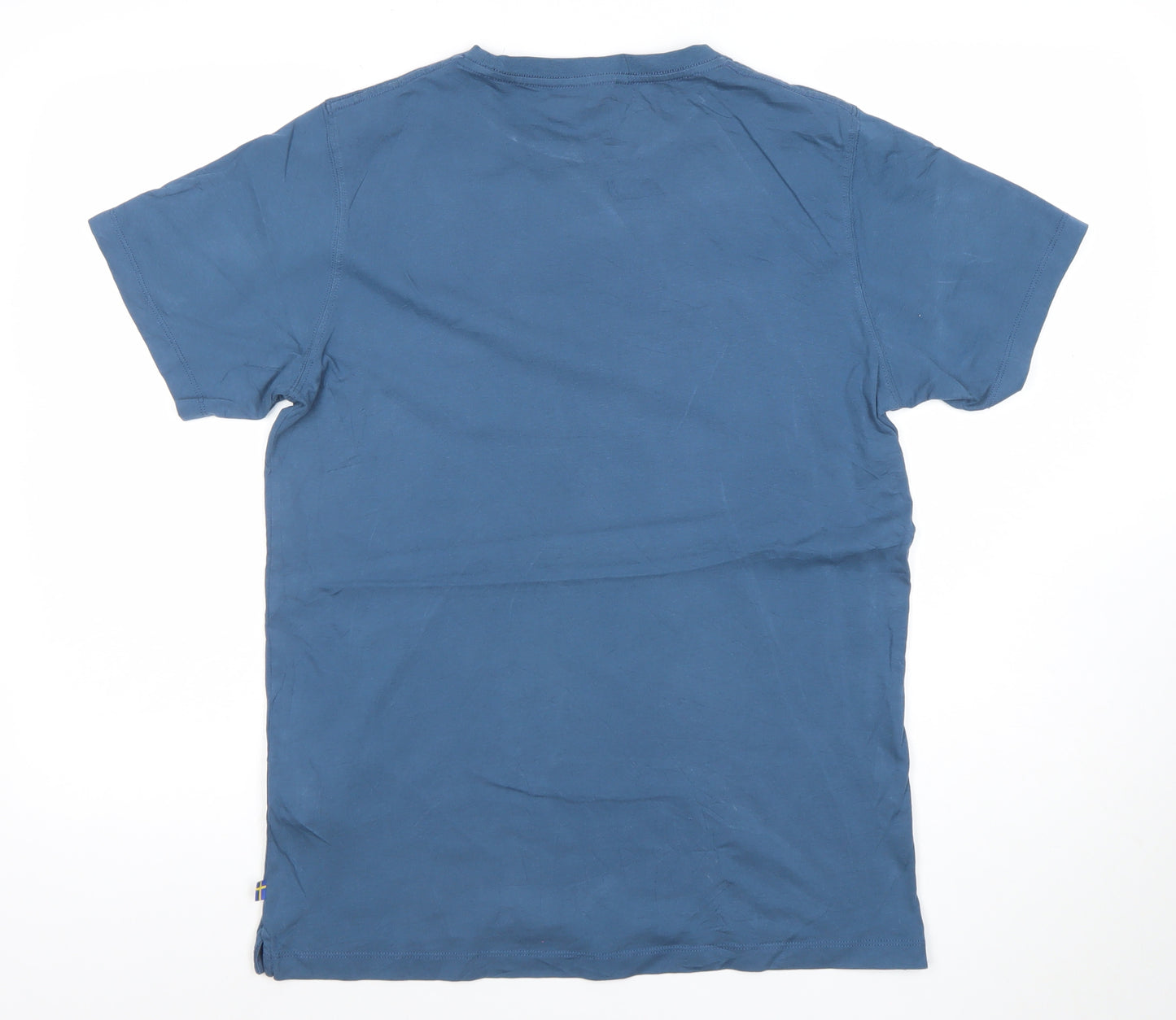 Fjällräven Men's Blue Cotton Graphic Outdoor T-Shirt Size L