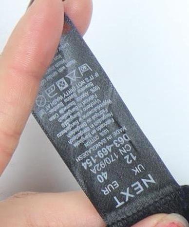 NEXT Womens Black Star Embellished Short Sleeve T-Shirt Size 12