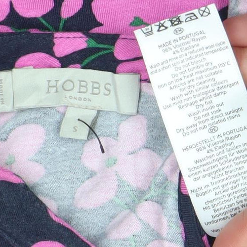 Hobbs Women’s Multicoloured Floral Long Sleeve Tunic Blouse Size S