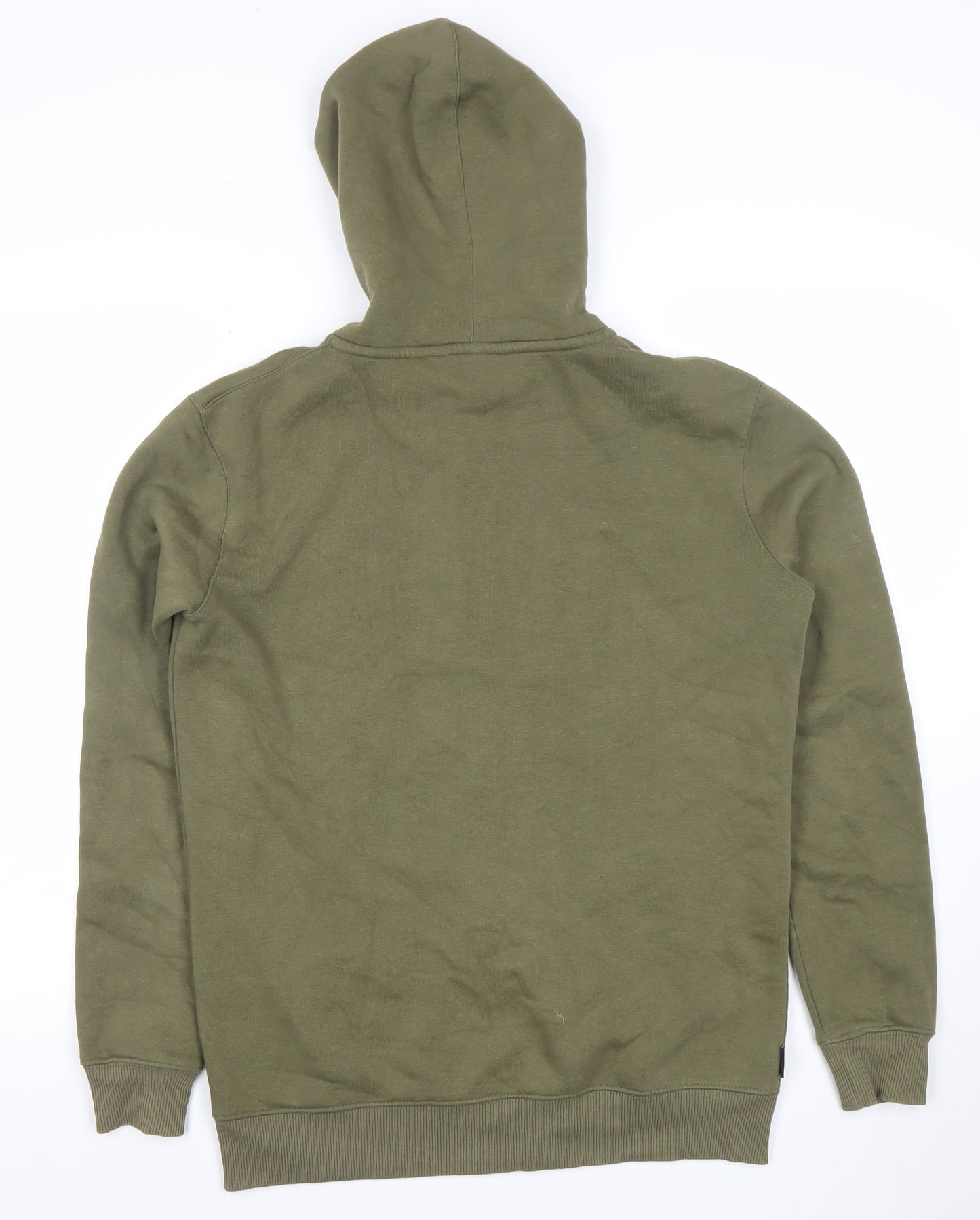 Gym King Men's Green Full Zip Hoodie Size S Logo Hooded Sweatshirt