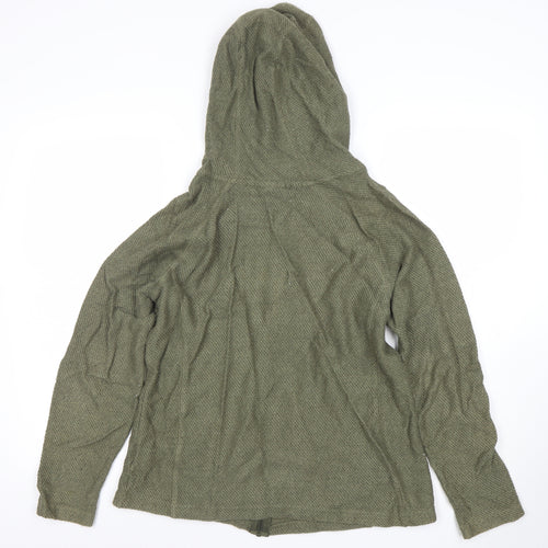 Mountain Warehouse Womens Green Full Zip Hoodie UK 12 Country Casual