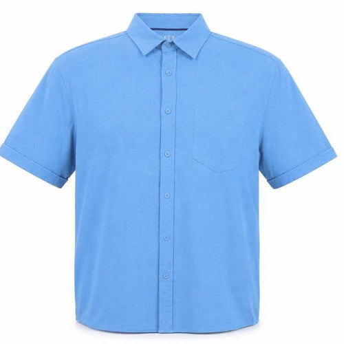 APT.9 Mens Blue Standard Fit Short Sleeve Polo Shirt Size L