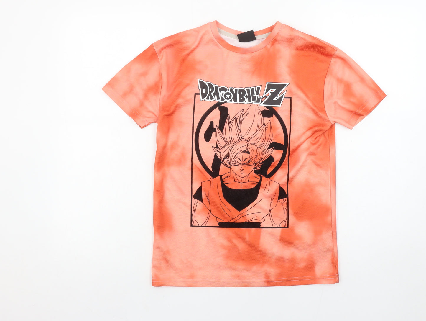 Primark Boys Orange Dragon Ball Z Goku Graphic T-Shirt 9-10 Years Anime Top