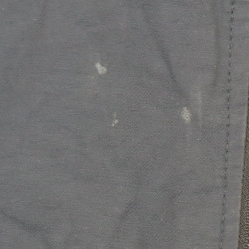 River Island Men's Blue Bomber Jacket Size M Cotton Nylon Casual