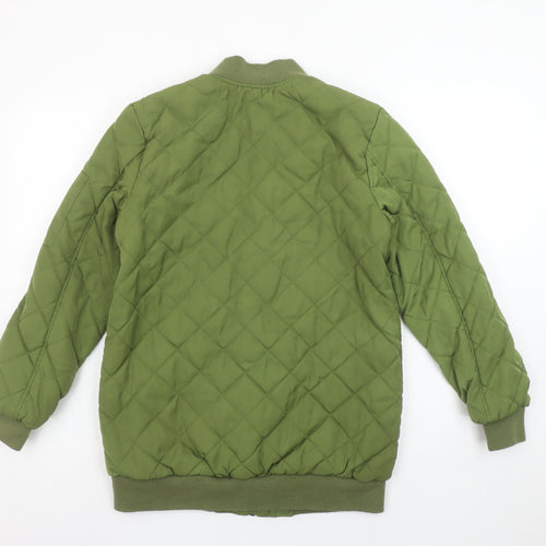 1 Madison Expedition Men's Green Quilted Bomber Jacket Size S