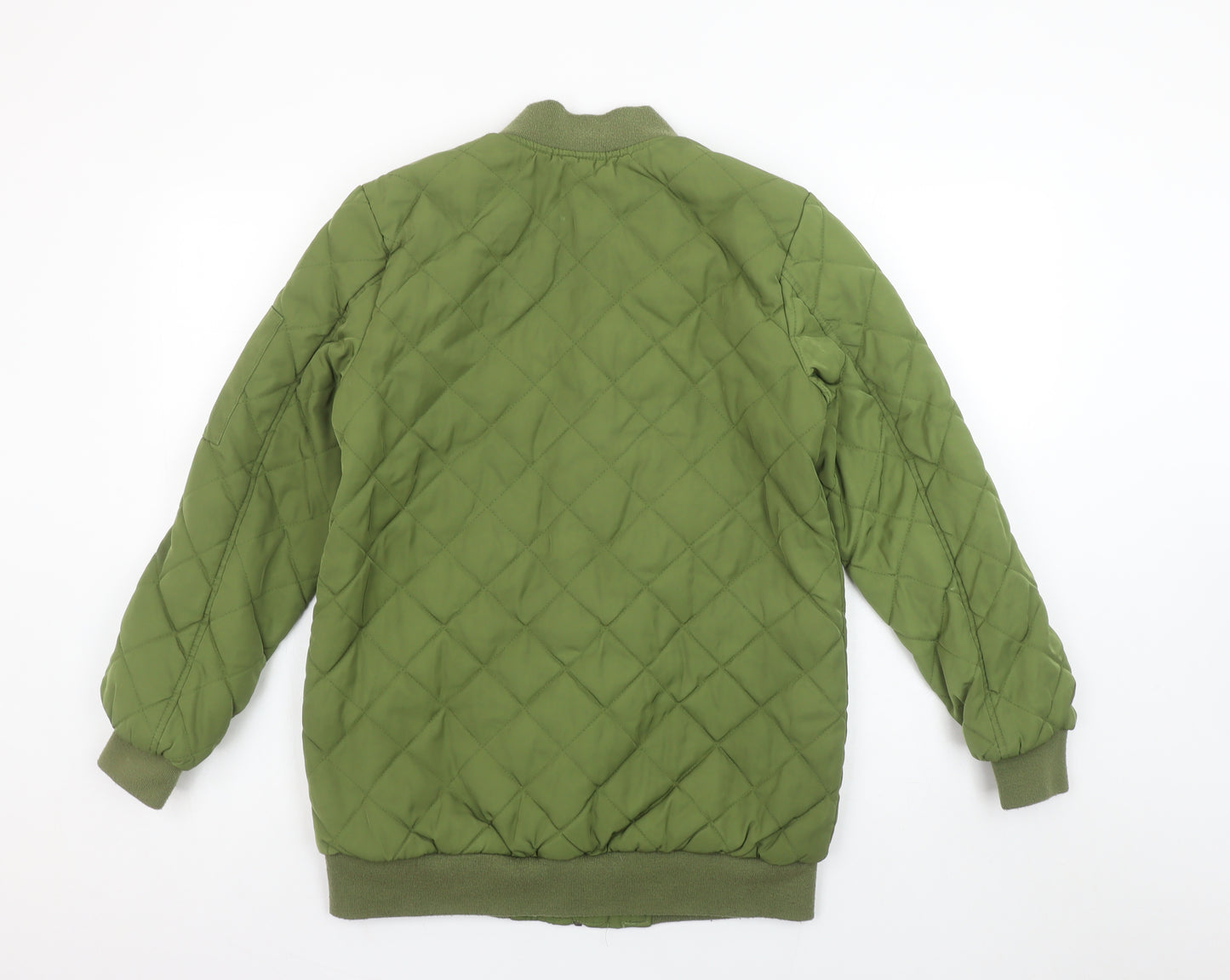 1 Madison Expedition Men's Green Quilted Bomber Jacket Size S