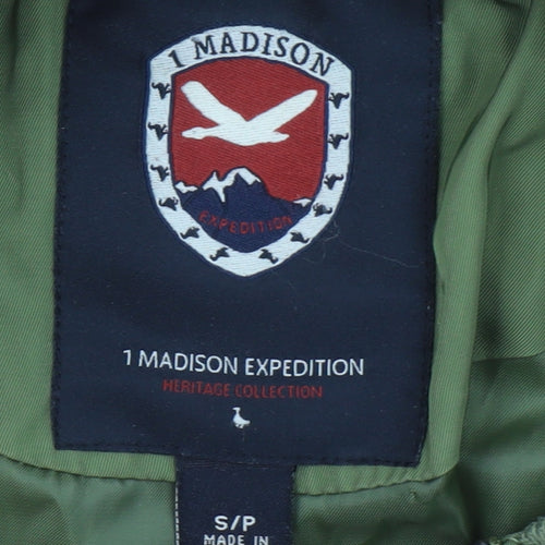 1 Madison Expedition Men's Green Quilted Bomber Jacket Size S