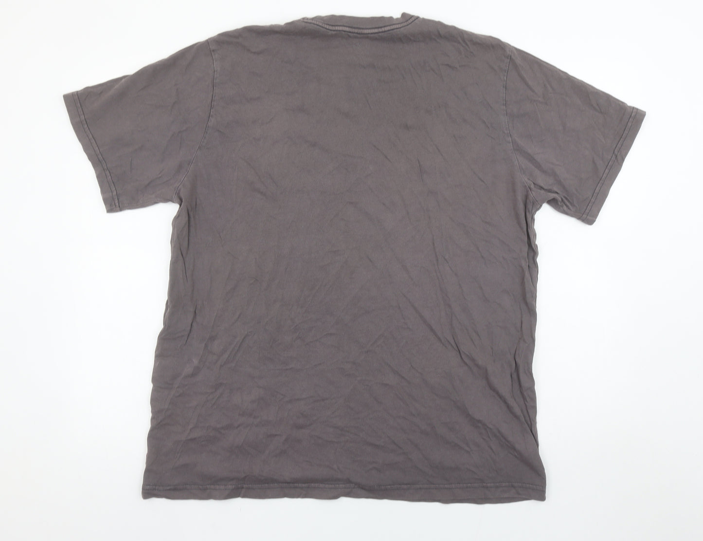 Levi's Men's Grey Relaxed Fit Cotton T-Shirt Size L